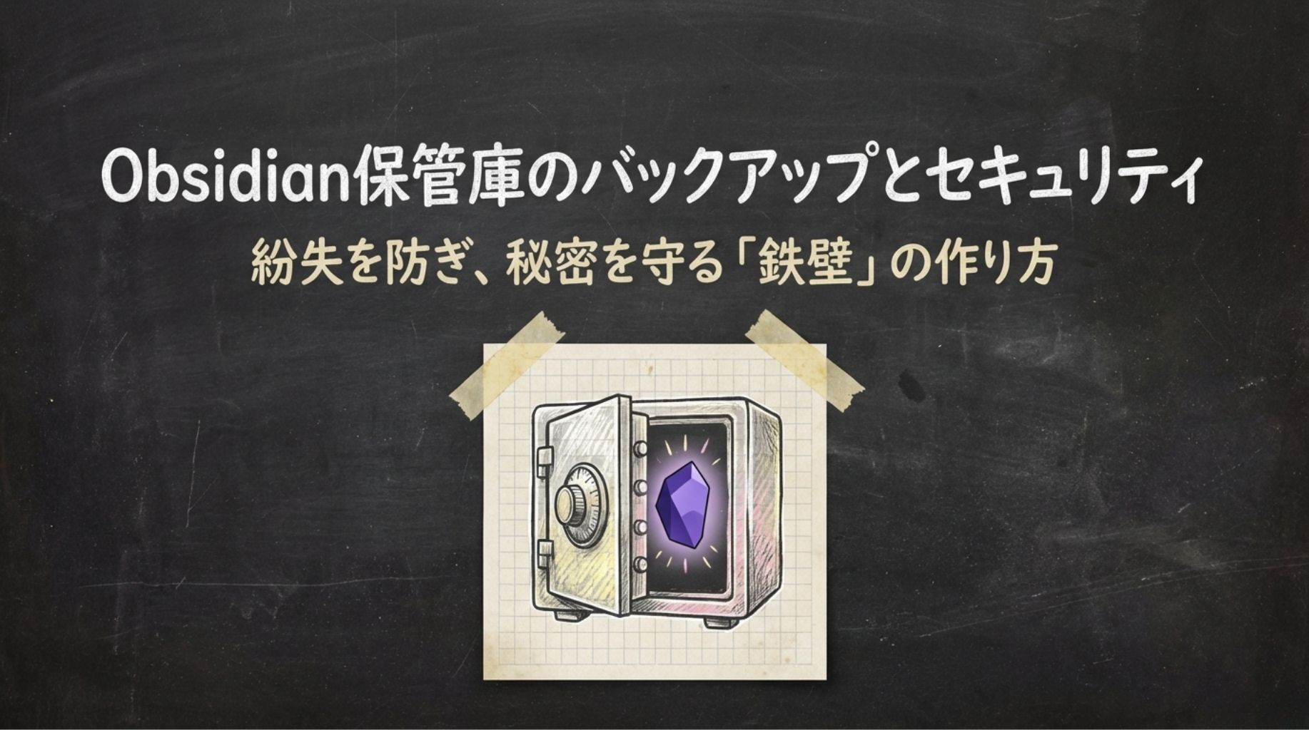 2-11Obsidian保管庫のバックアップとセキュリティ戦略